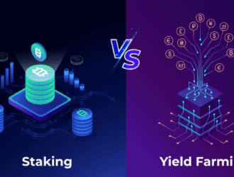 Yield farming vs staking