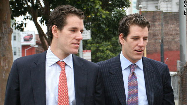 The Winklevoss Twins, one of the biggest crypto holders