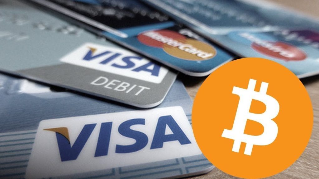 Converting crypto to fiat money by Visa