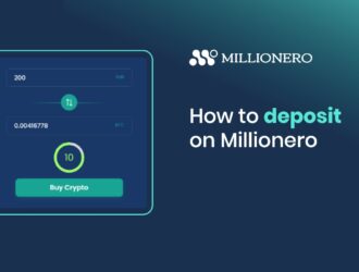 deposit cryptocurrency on Millionero