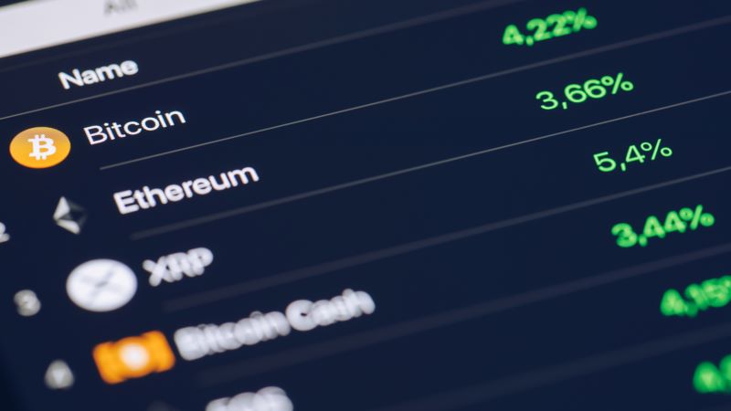 Crypto trading volumes in the market