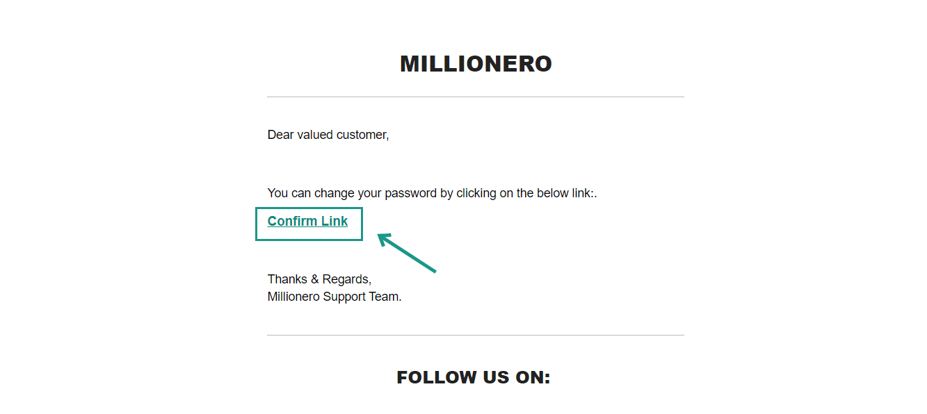 Lost Millionero password: Follow the given link to Millionero