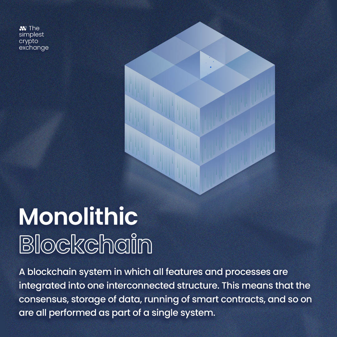 Monolithic Blockchain, Monolithic vs Modular Blockchain